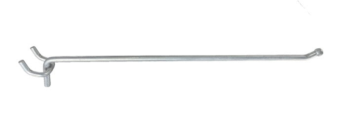 (100 PACK) HB10 10 Inch Heavy Duty All Metal Peg Hooks : .225 Diameter Extremely Strong & Durable