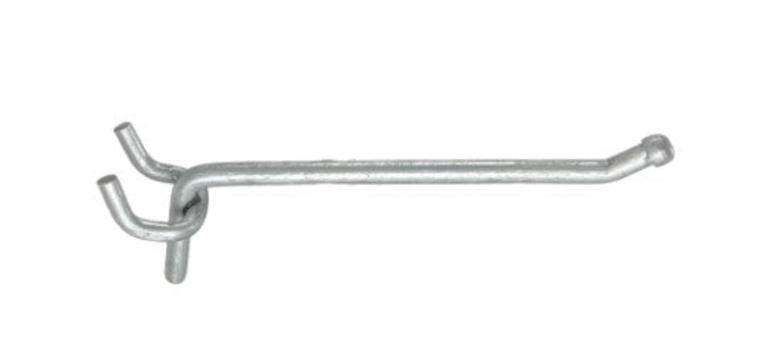 (100 PACK) HB4 4 Inch Heavy Duty All Metal Peg Hooks : .225 Diameter Strong Durable Hook