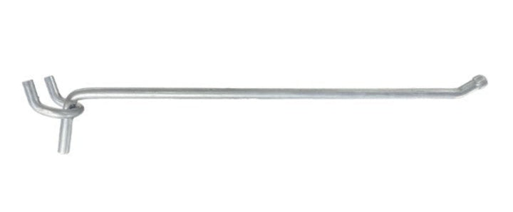 (100 PACK) HB8 8 Inch Heavy Duty All Metal Peg Hooks : .225 Diameter Extremely Stong & Durable